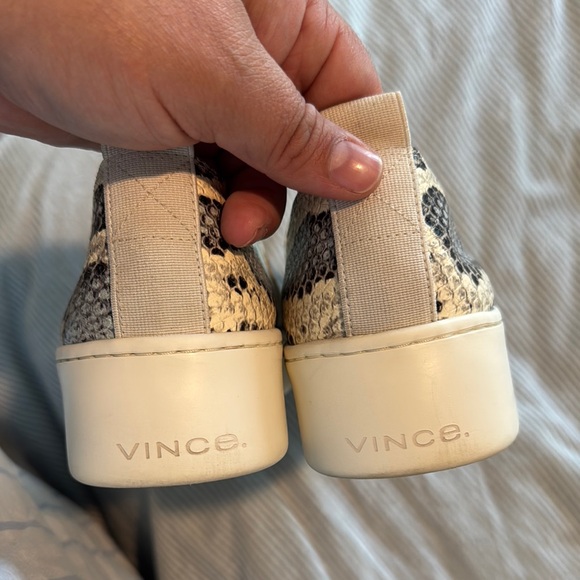 Vince Python Pattern Slip-On Shoes - Picture 9 of 9